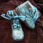 Toddler Shoes Leather Turqu..